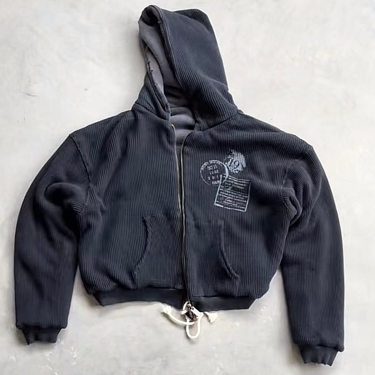 Reversible Multicolor Thermal Hoodie