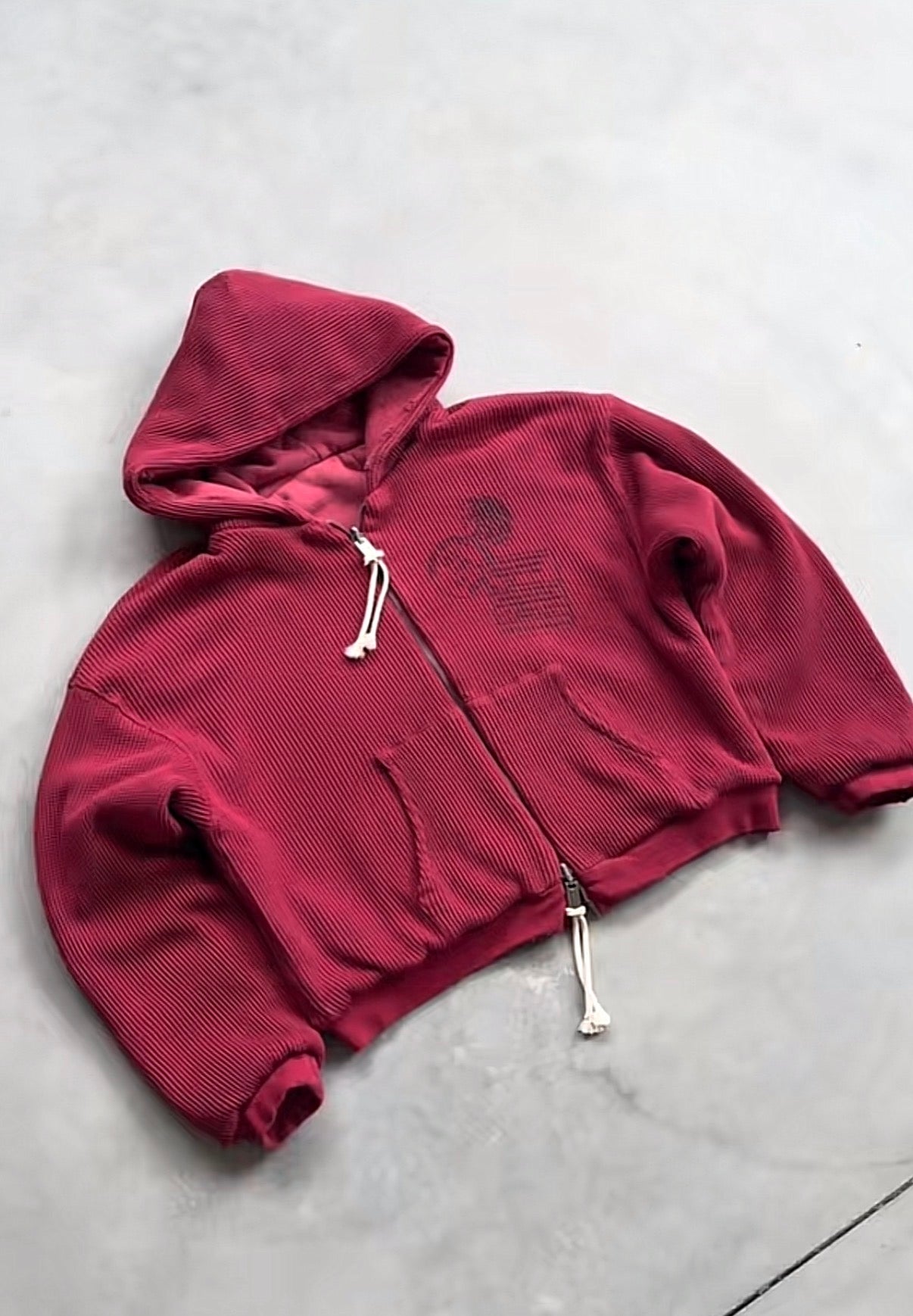 Reversible Multicolor Thermal Hoodie