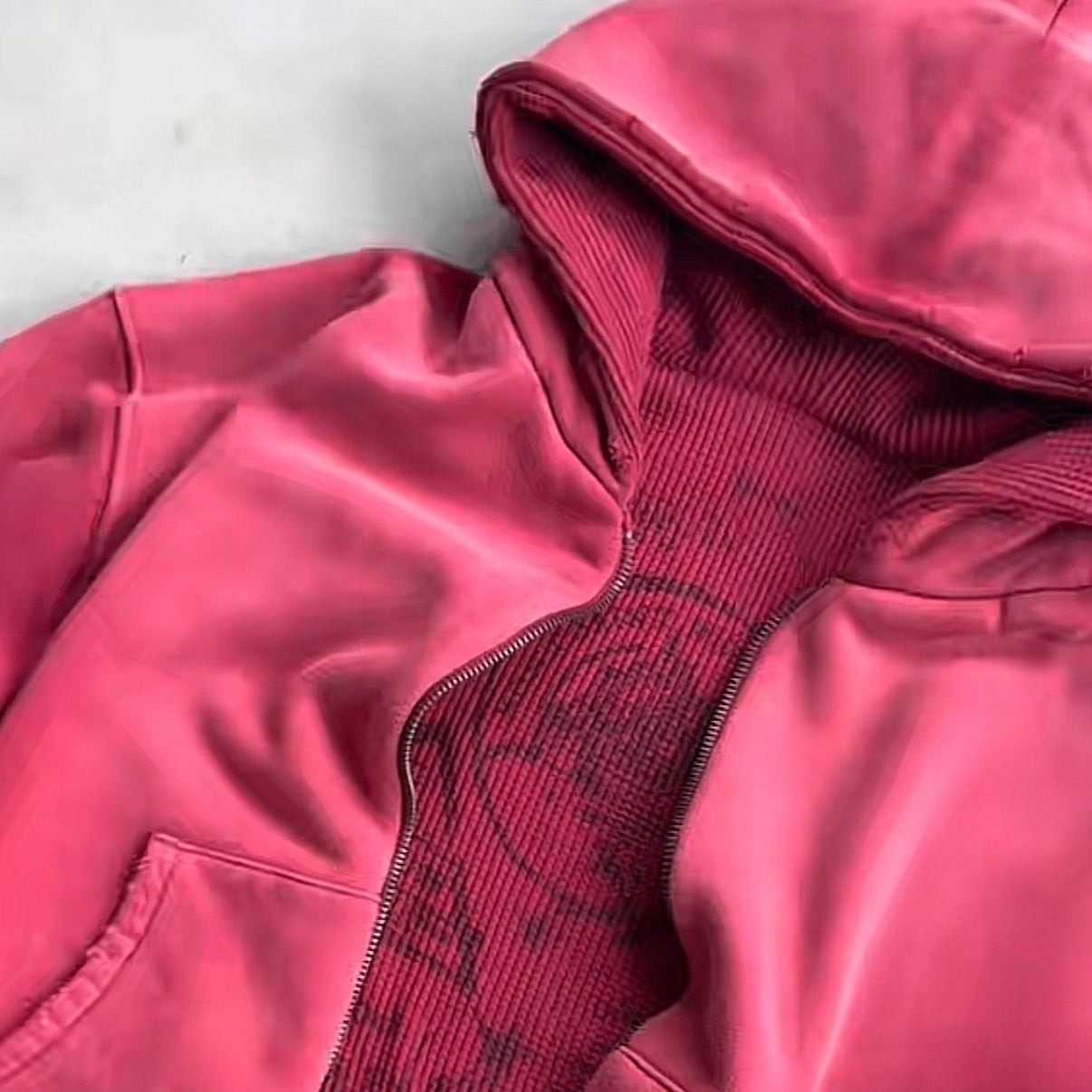 Reversible Multicolor Thermal Hoodie