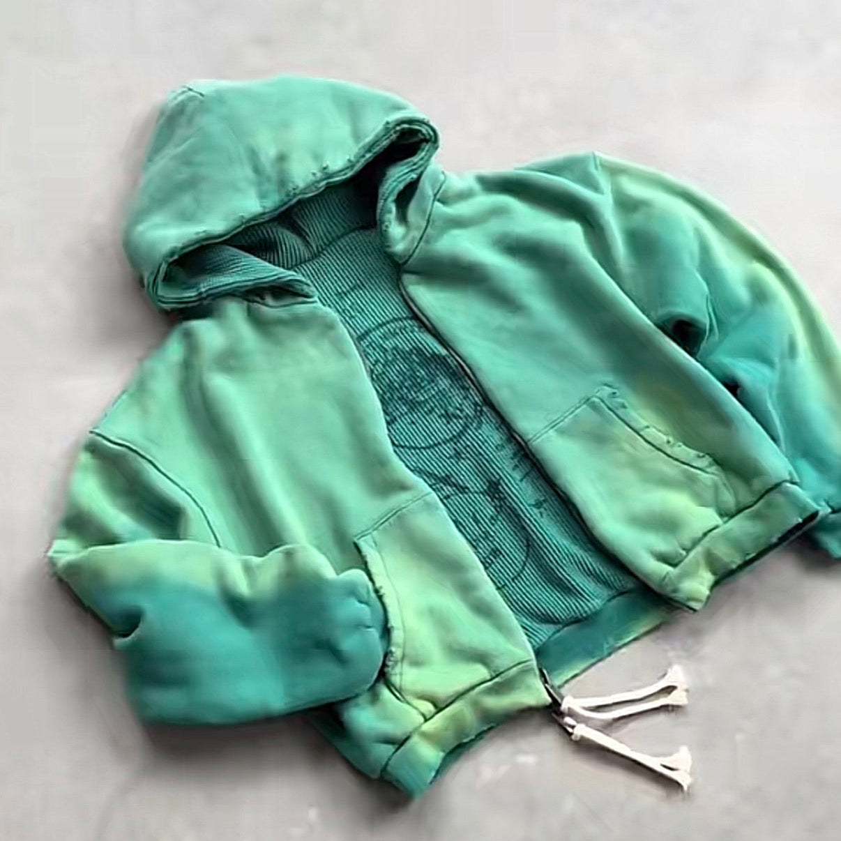 Reversible Multicolor Thermal Hoodie