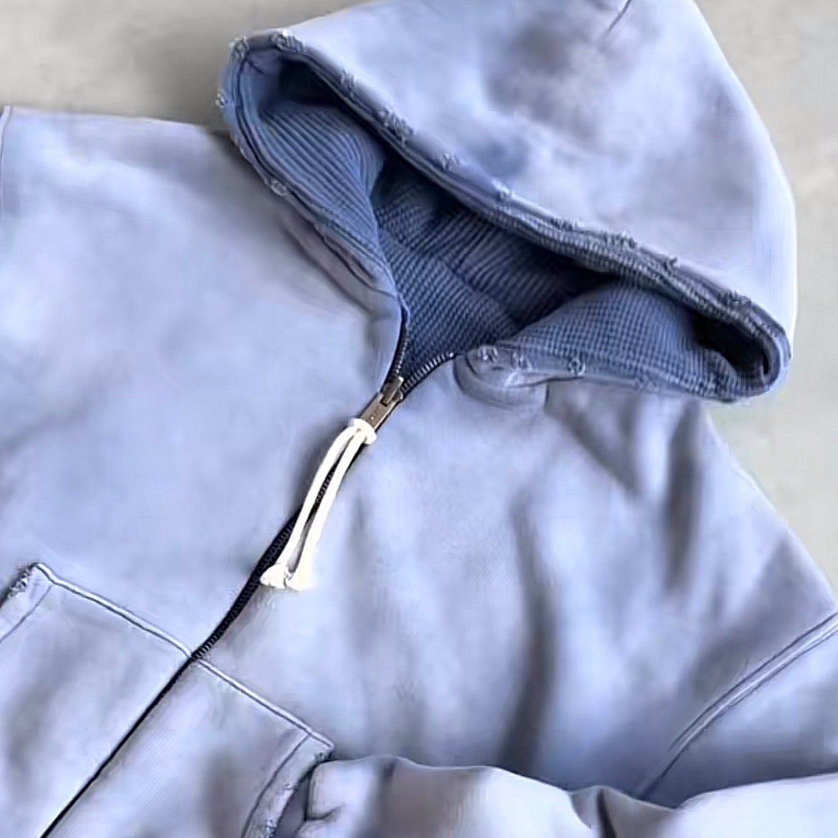 Reversible Multicolor Thermal Hoodie