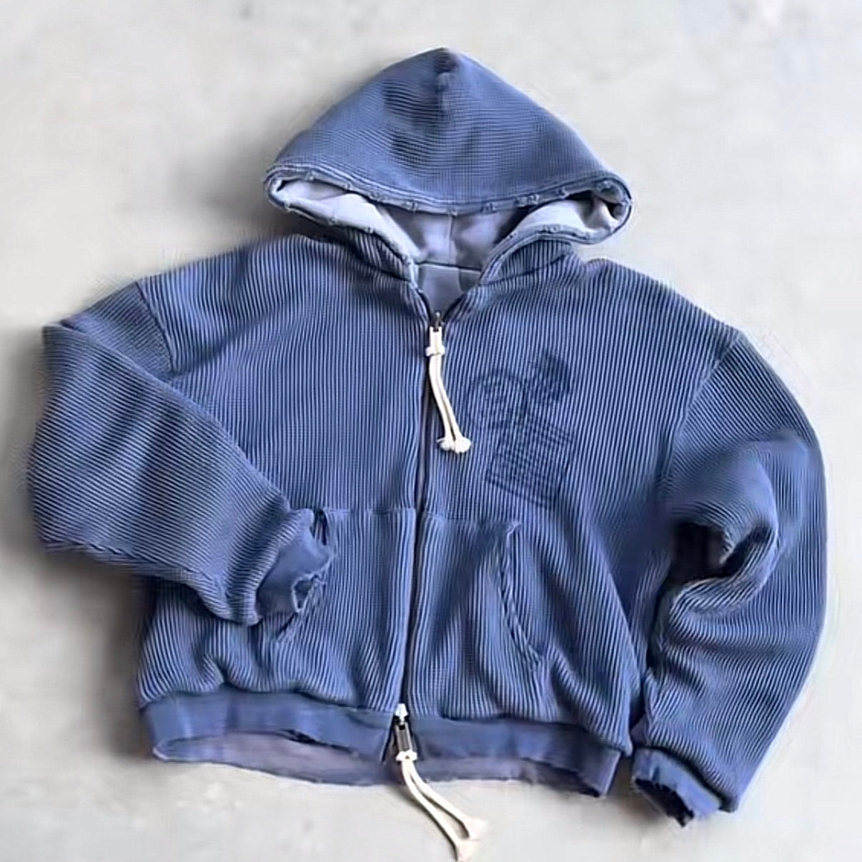 Reversible Multicolor Thermal Hoodie