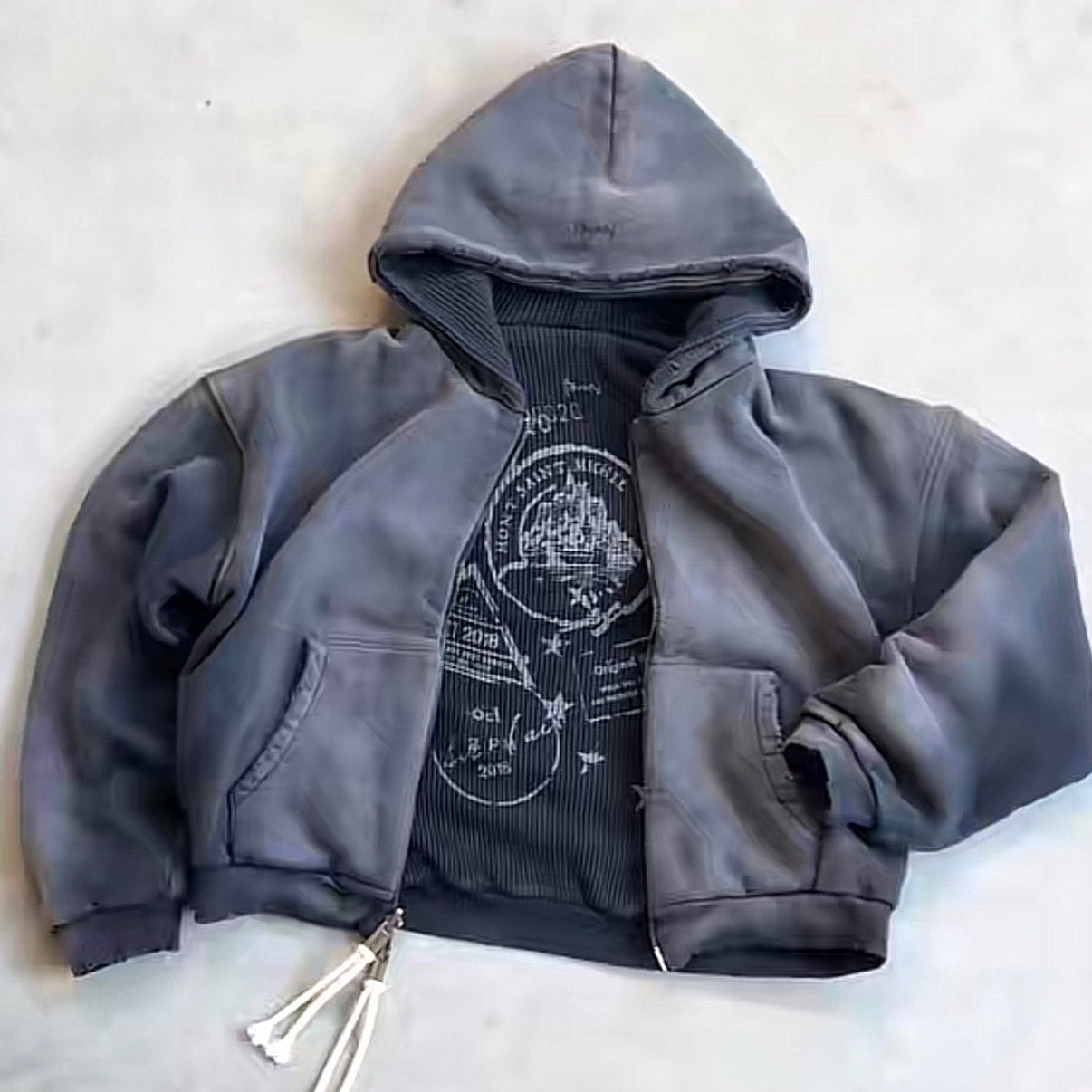 Reversible Multicolor Thermal Hoodie