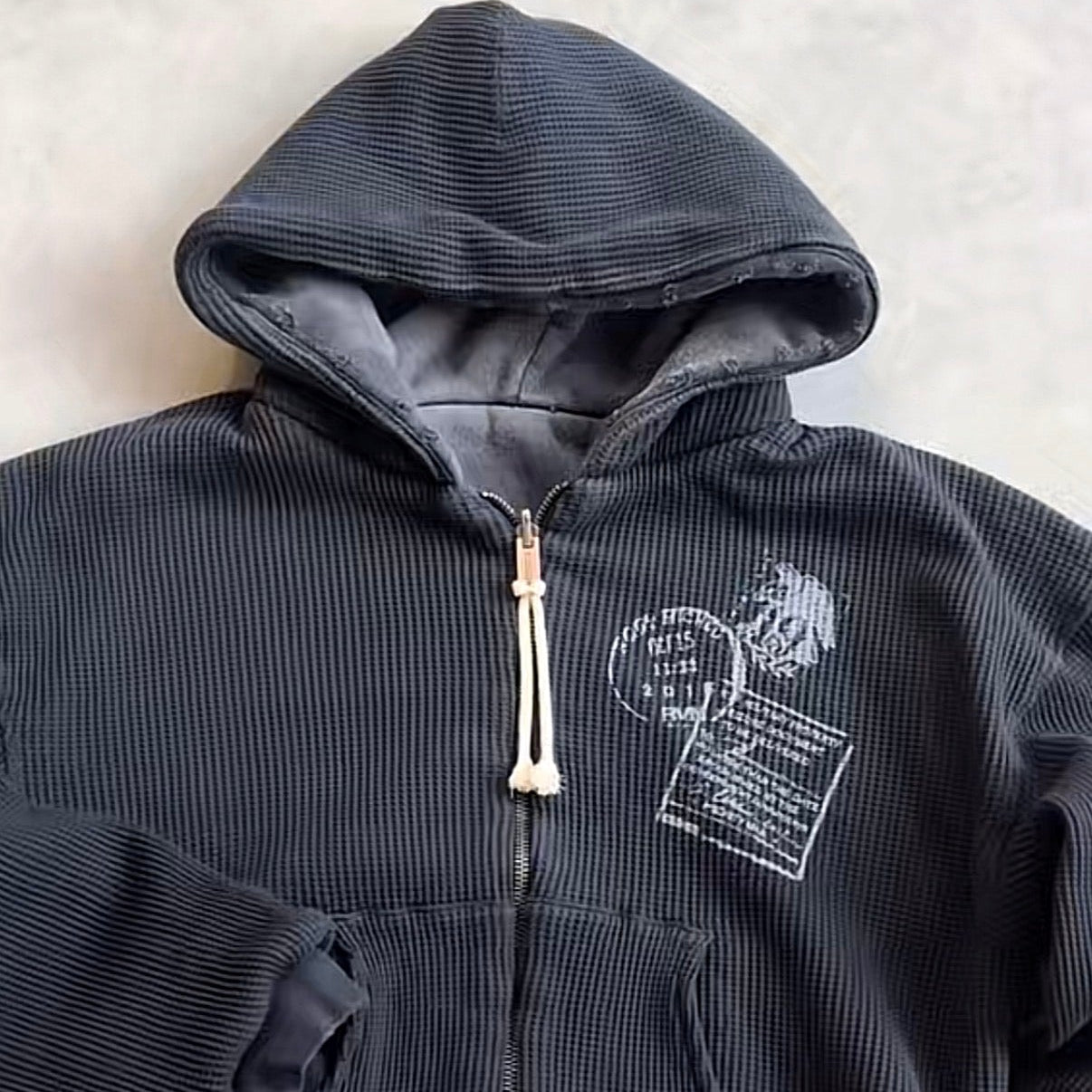 Reversible Multicolor Thermal Hoodie