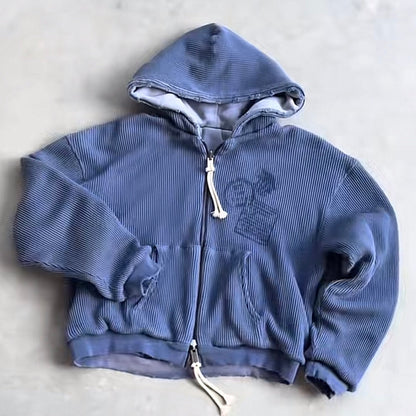 Reversible Multicolor Thermal Hoodie