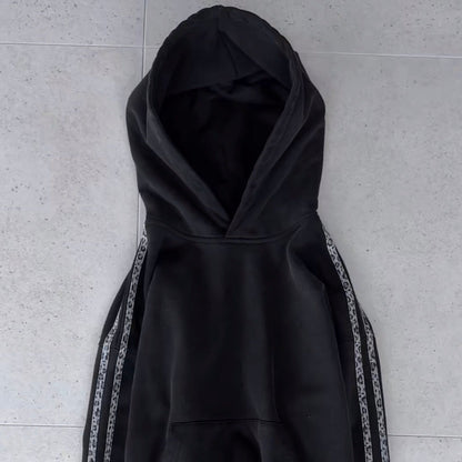 Snow Leopard Striped Hoodie